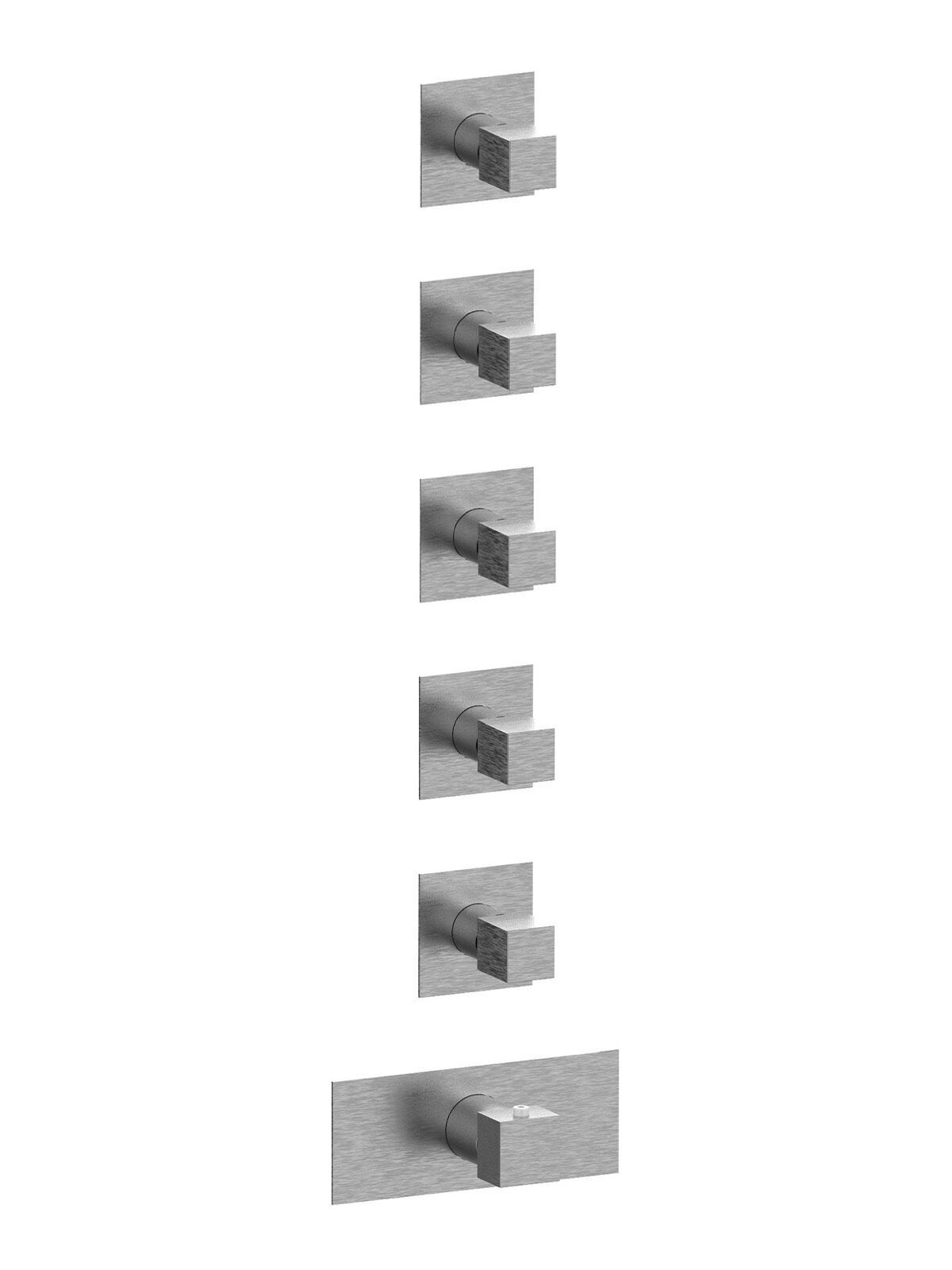 Встраиваемый термостатический смеситель для душа с 5 отверстиями Rubinetterie Frattini отдельная эстетика ARCH-00041541 - Вид №11