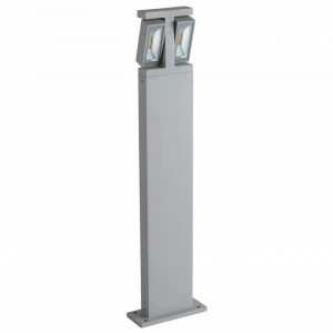 Уличный светильник ландшафтный на 2 лампы H 50 см серый "Меркурий" 807041302 DE MARKT МЕРКУРИЙ 00-3898599 Серый