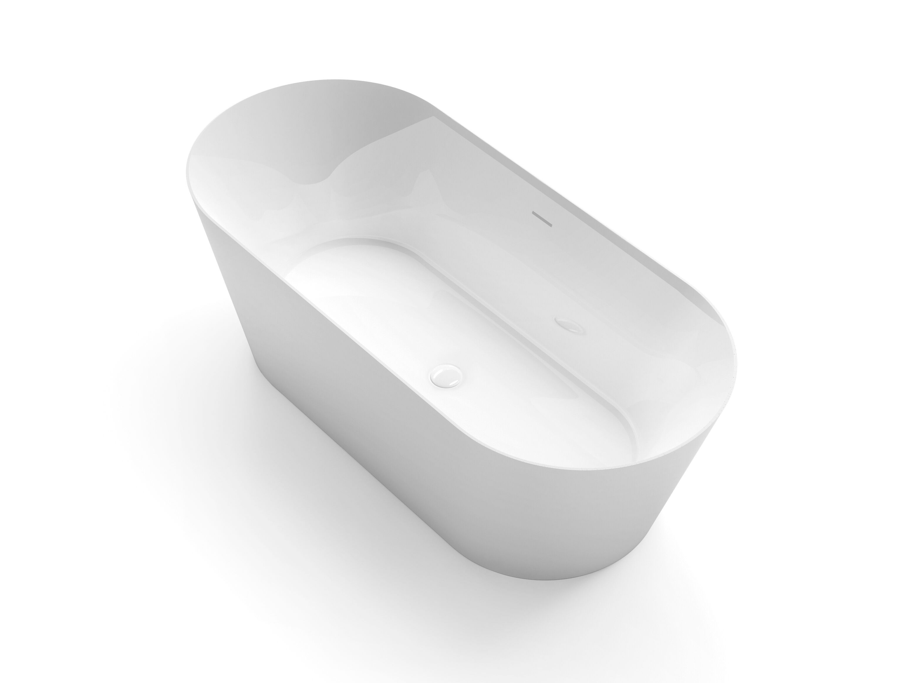 Акриловая овальная центральная ванна Gruppo Treesse мебель для ванной комнаты-отдельно стоящие ванны ARCH-00033432 - Вид №2