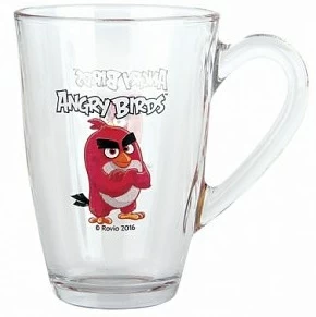 Кружка Angry Birds Movie Red 330 мл КОРАЛЛ ANGRY BIRDS MOVIE 029593 Прозрачный;красный
