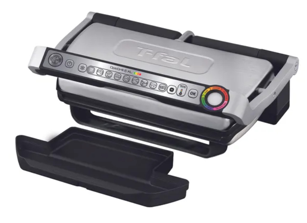 5472615 Гриль Tefal Optigrill+ XL GC722D34 серебристый STDN-0089211 - Вид №4