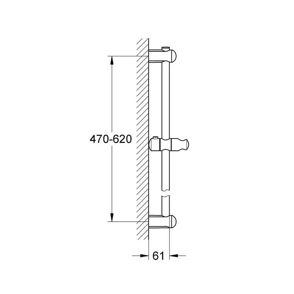 Душевая штанга Grohe Euphoria Neutral 60 см STLM-2172629 - Вид №3