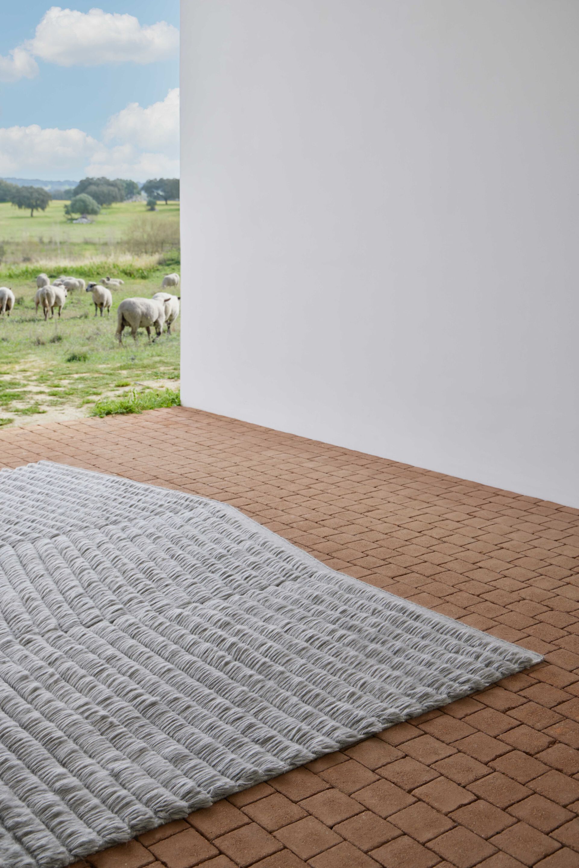 Шерстяной ковер с длинным ворсом GAN LINES ARCH-00121496 - Вид №11