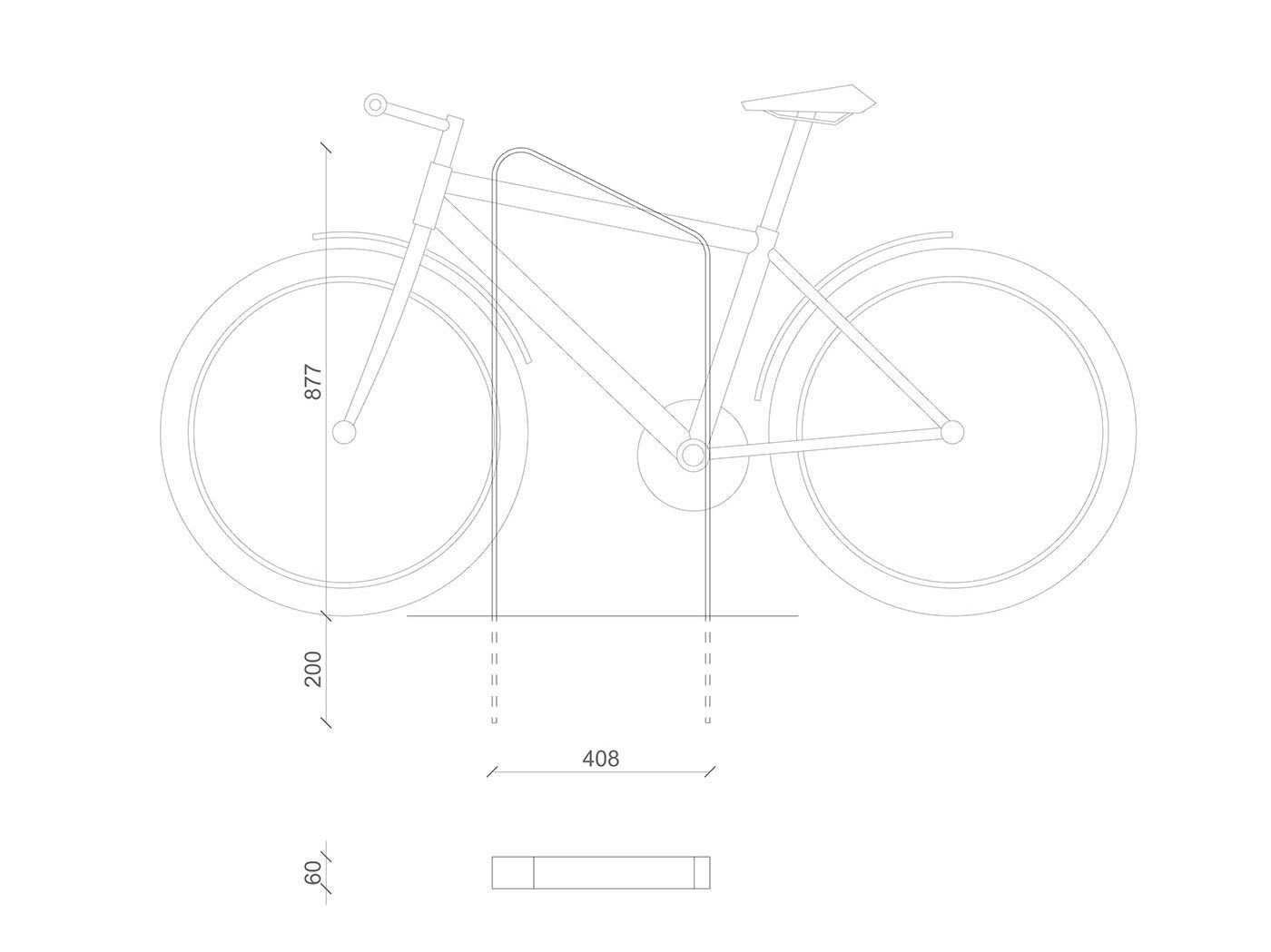 Велосипедные стойки для захоронения Lazzari FLIPPER ARCH-00079696 - Вид №17