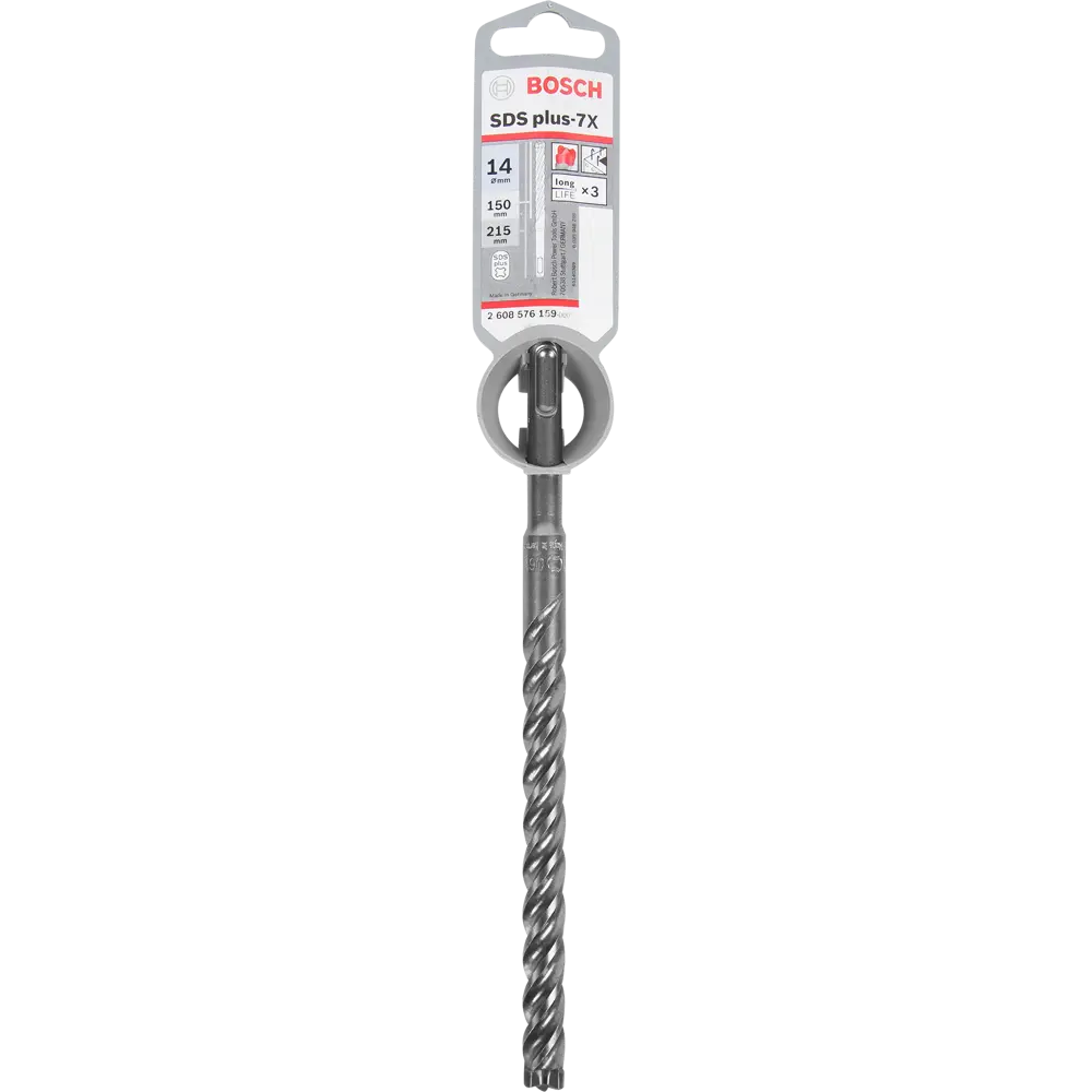 Бур по бетону SDS-plus 7X Bosch 14x150x215 мм BOSCH PROFESSIONAL STLM-2101182 - Вид №3