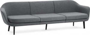 603551 Sum Модульный диван 3-х местный Black Aluminium Synergy Normann Copenhagen