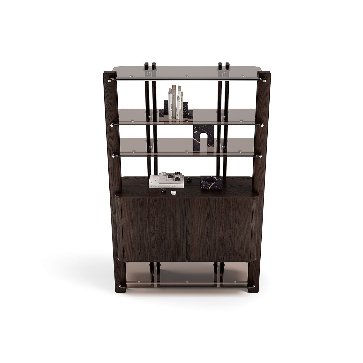 Деревянный двухсторонний книжный шкаф Capital Collection Diesis ARCH-00136378 - Вид №16