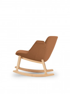 HV 709R armchair with wooden rocking base True Design Hive