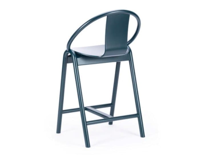 Высокий деревянный стул со спинкой TON AGAIN ARCH-00060401 - Вид №25