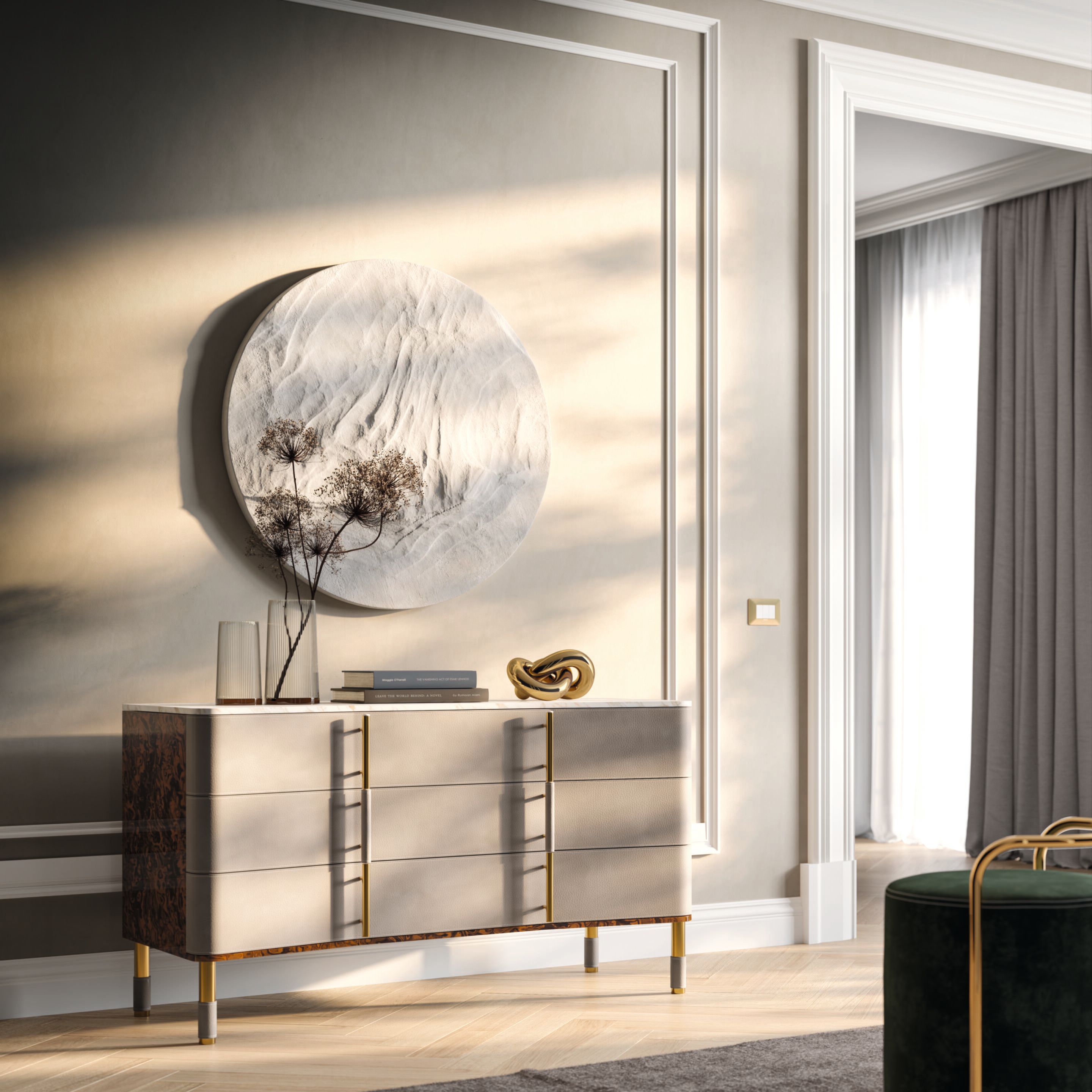 Кожаный комод Former In Italia SILEA ARCH-00148694 - Вид №1