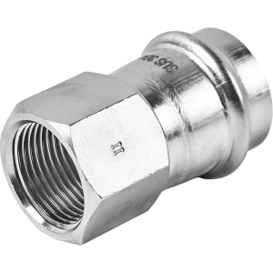 Муфта переходная Rommer 3/4"x28 мм ВПр-ВР нержавеющая сталь