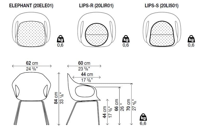 Полиуретановый стул с подлокотниками Kristalia ARCH-00142305 - Вид №9