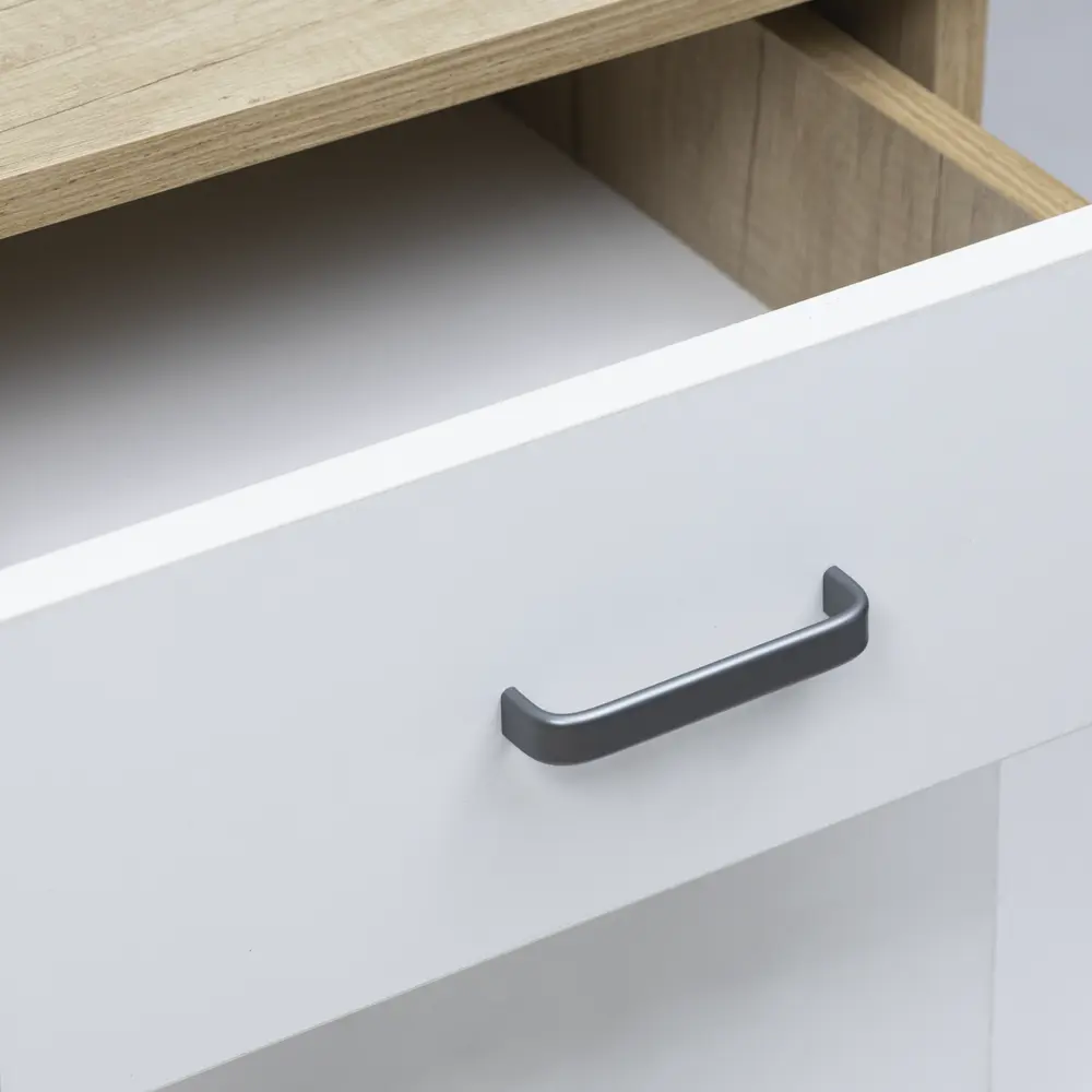 Мебельная ручка-скоба UA340-96 96 мм графит AKS STLM-2087169 - Вид №6