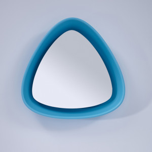 3053.184 Зеркало интерьерное Scoopy light blue Синтетическая рама Deknudt Sales DM
