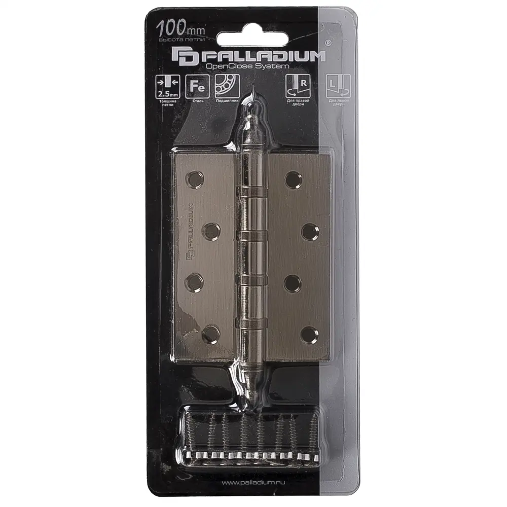 Петля универсальная N500А-S-4 100x75x2.5 мм сталь цвет античная бронза PALLADIUM STLM-2116804 - Вид №1