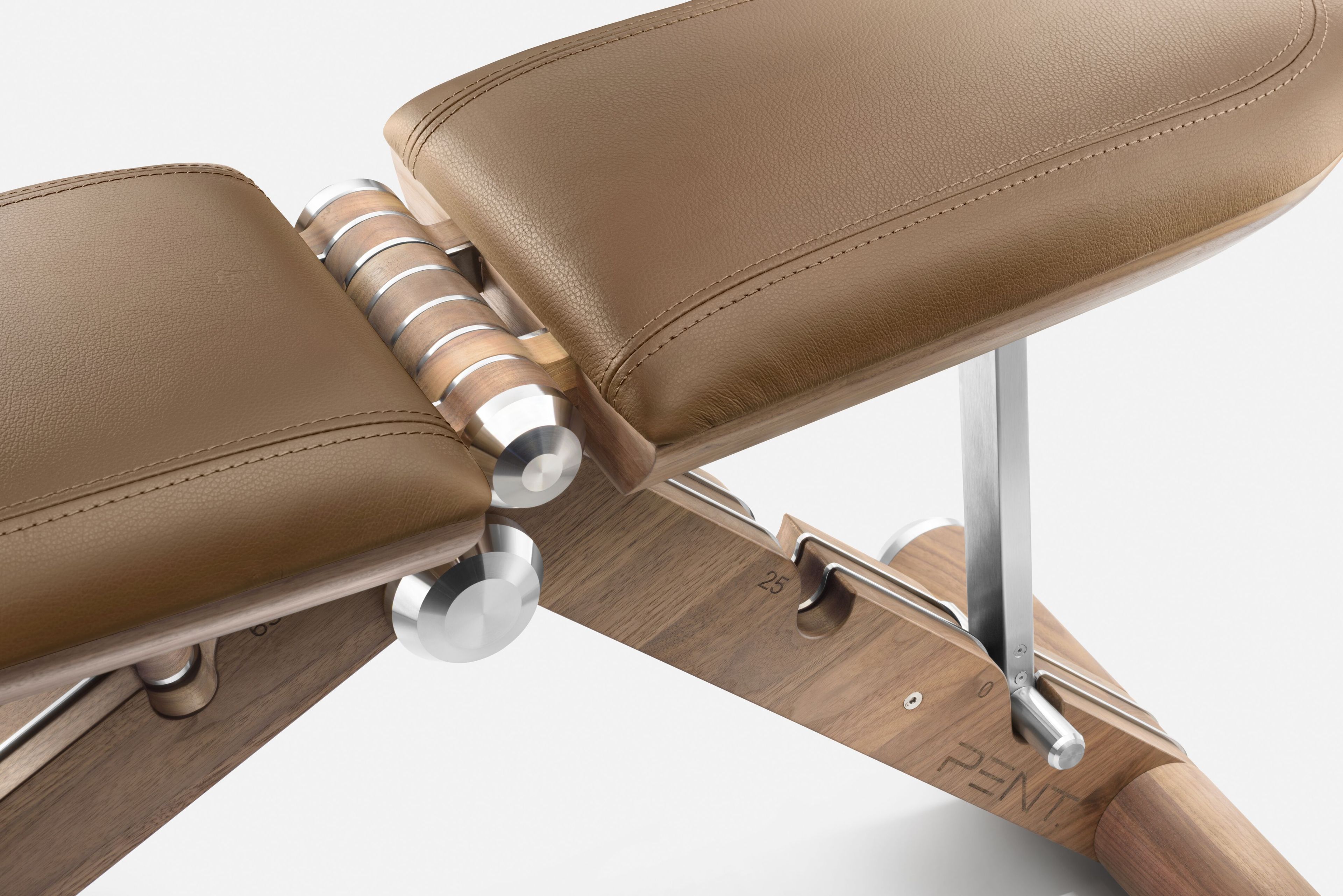 Скамья для пресса из грецкого ореха и кожи PENT BANKA ADVANCE ARCH-00125671 - Вид №17