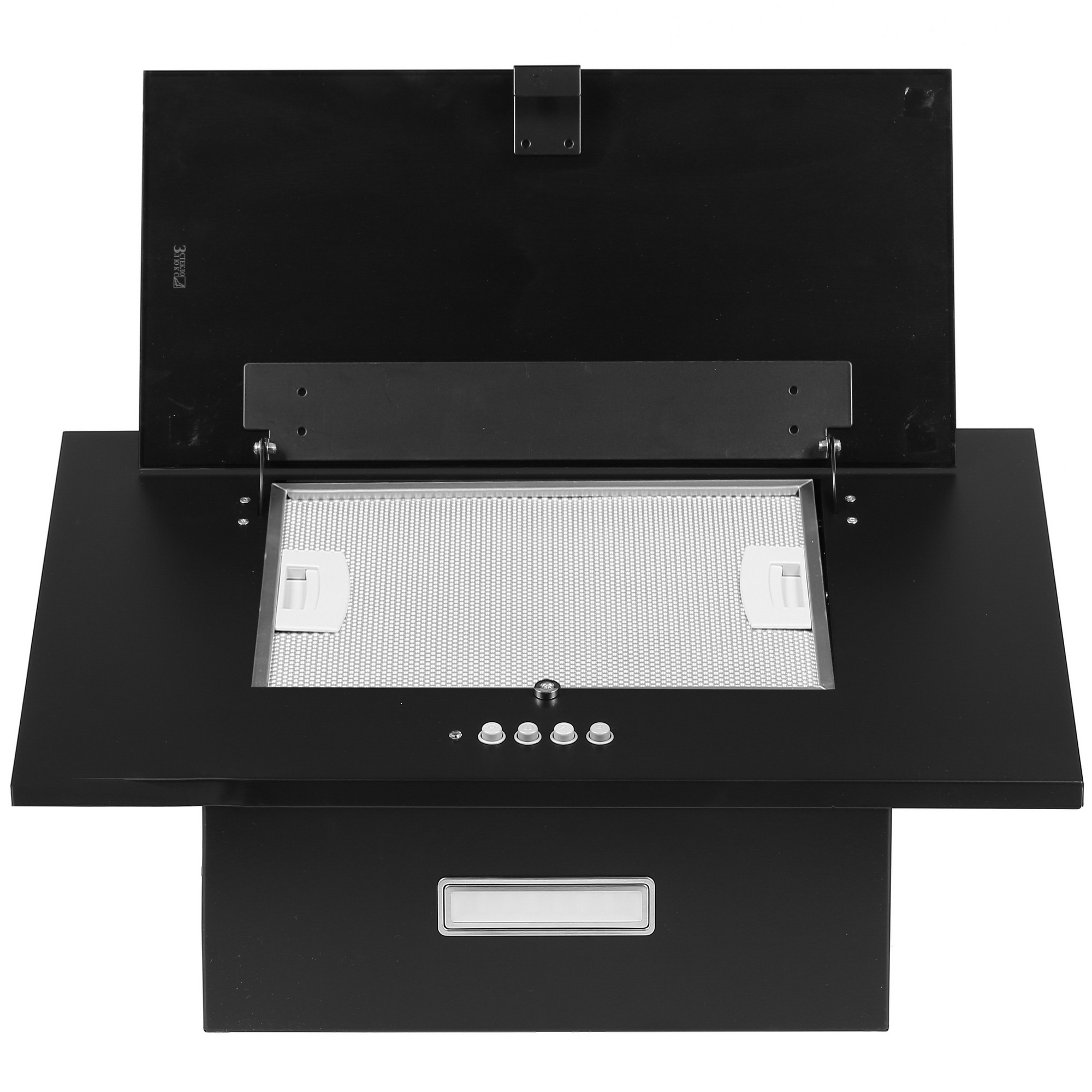 5334426 Вытяжка наклонная ELIKOR Коралл 60П-430-К3Д черный/черный STDN-0071126 - Вид №7