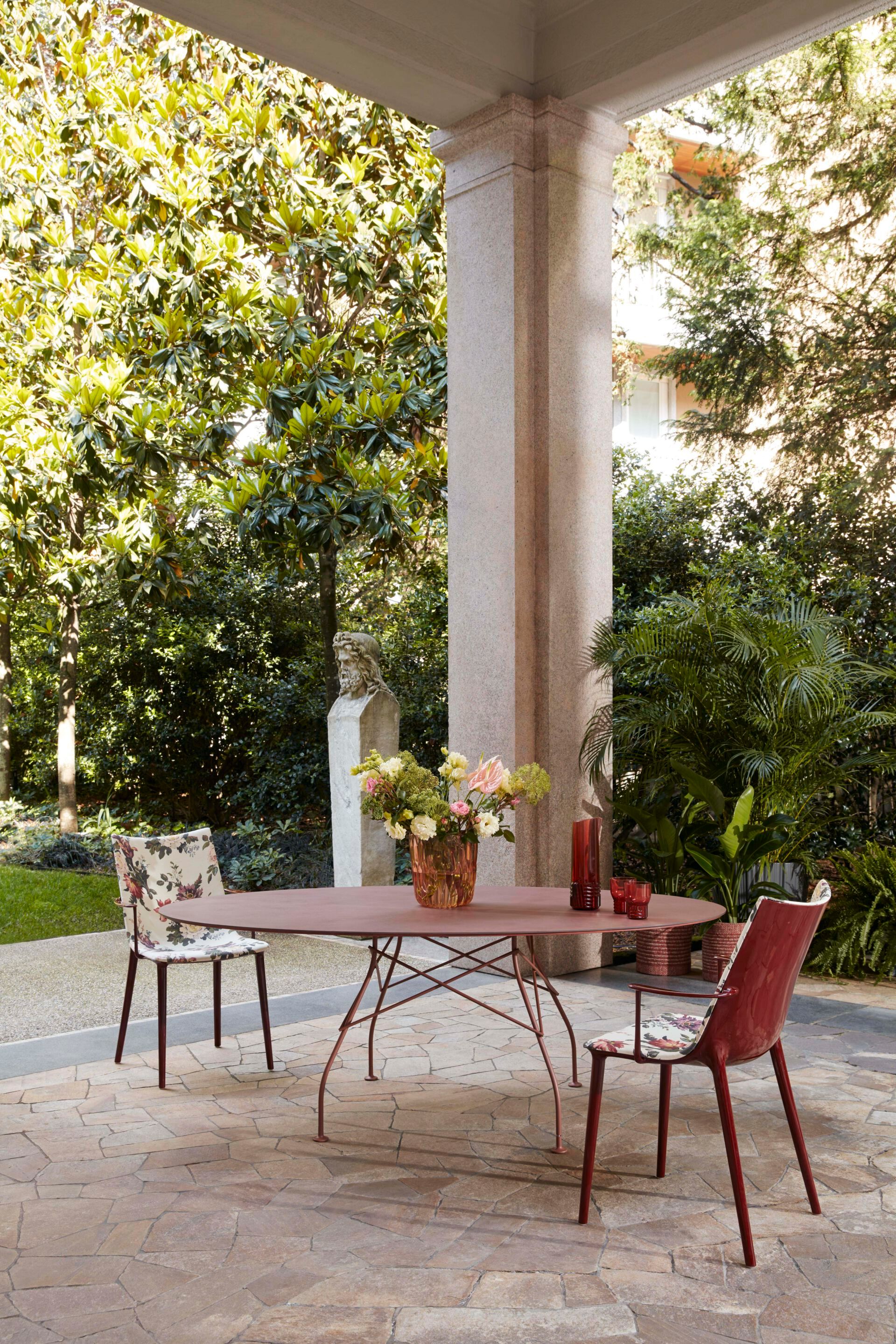 Тканевый стул с подлокотниками Kartell H. H. H ARCH-00109899 - Вид №24