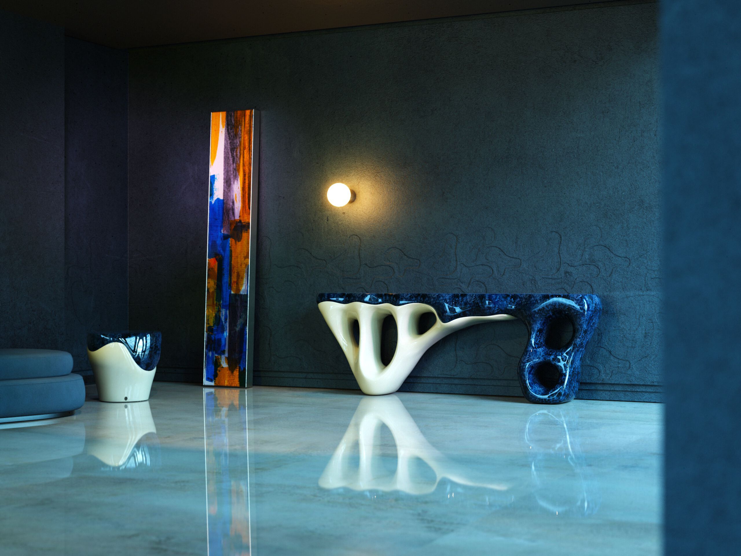 Консоль из стекловолокна KARPA ELEMENTS K4014 ARCH-00112575 - Вид №4