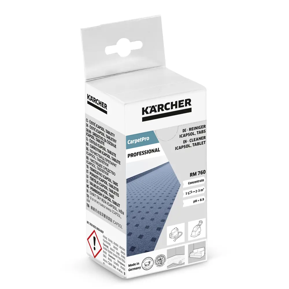 Средство чистящее для ковров Karcher Carpet Pro RM 760 16 таблеток STLM-2138267