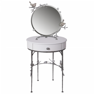 15012,79029 Туалетный столик и зеркало Терра Серебро BOGACHO
