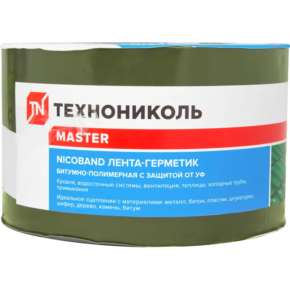 Лента-герметик Никобенд 10x0.1 м цвет зелёный 14115028 STLM-2098927 NICOBAND  - Вид №2