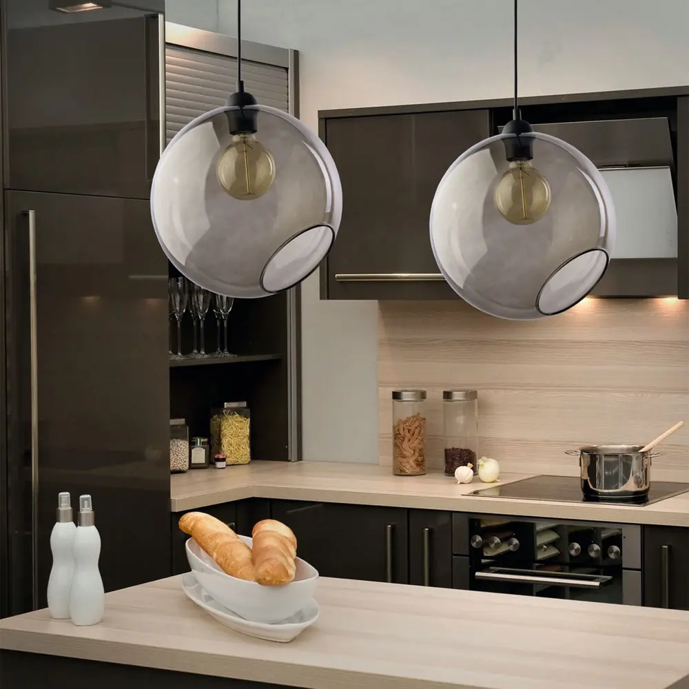 Светильник подвесной Eurosvet Pobo 1933, 1 лампа, 5 м², цвет графит TK Lighting STLM-2124195 - Вид №1