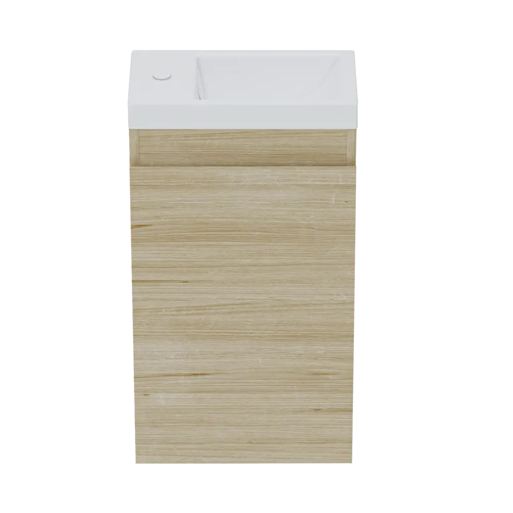 Тумба под раковину подвесная Vigo Matteo 40 см цвет бежевый STLM-2072121 - Вид №1