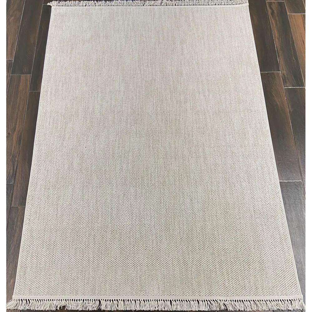 OZKAPLAN KARPET Vegas - кремовый ковер с петлевым ворсом 80x150 см 89374965 STLM-1338705 - Вид №1