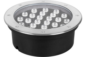 15702913 Тротуарный светильник SP2707 18LED холодный белый, 18W, 200хH90mm, IP67 32135 FERON