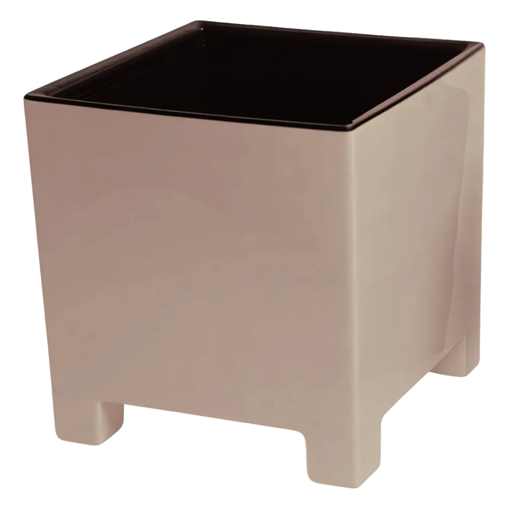 Кашпо Evergreen Design Нард 14x14x14 см v2.1 л пластик фраппе STLM-2212221