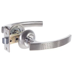 Комплект дверных ручек Фабрика замков FZ SET 11L 100 SN, цвет матовый никель