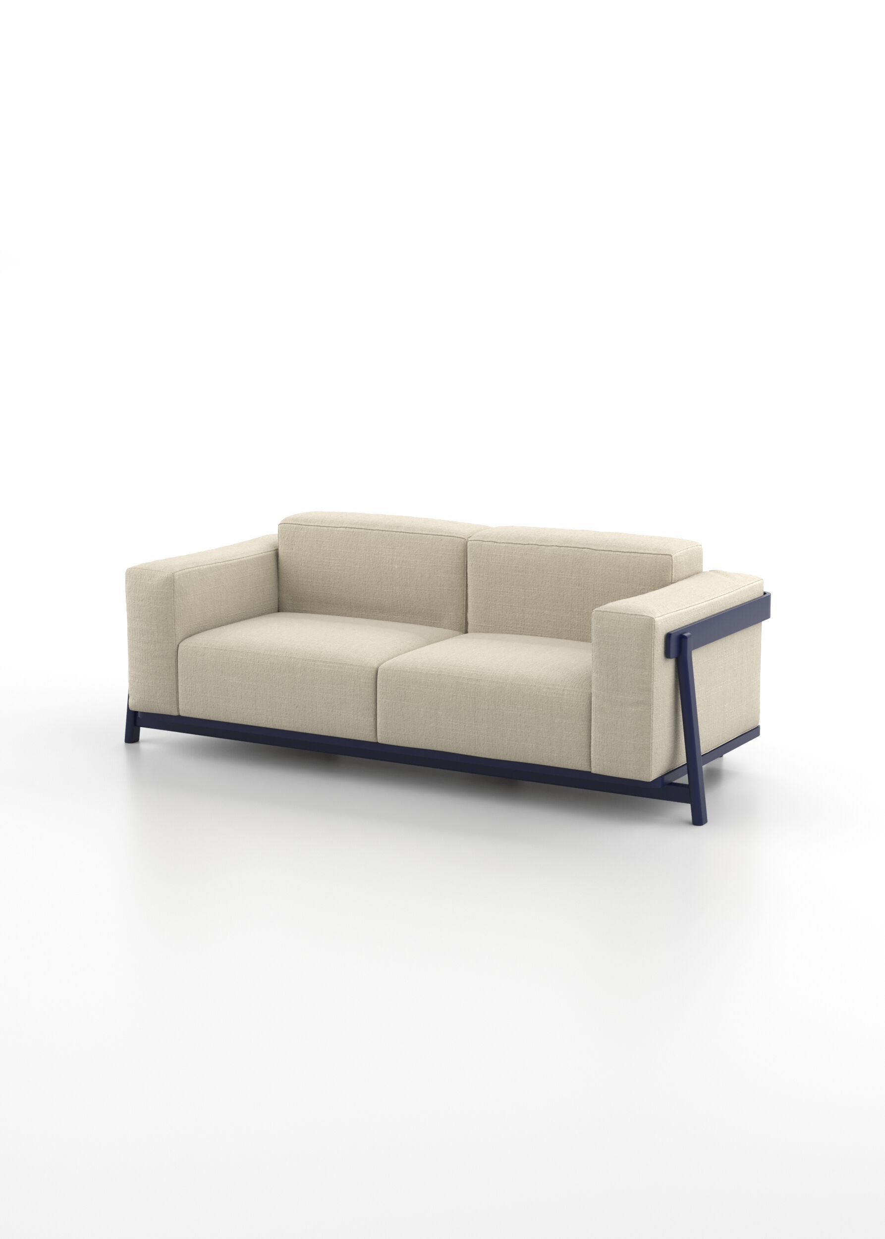 3-местный тканевый линейный диван Omelette Editions ARCH-00098068 - Вид №4