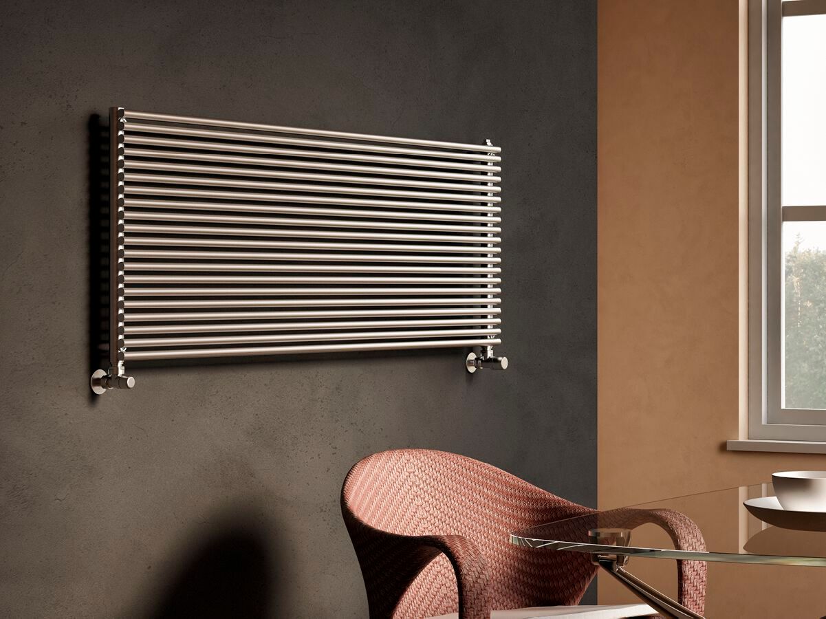 Полированная сталь горизонтальная горячая вода полотенцесушитель Cordivari нефрит ARCH-00135607 - Вид №1