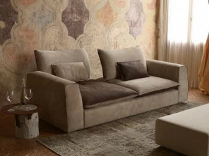 Gobbo Salotti 3-х местный модульный кожаный диван