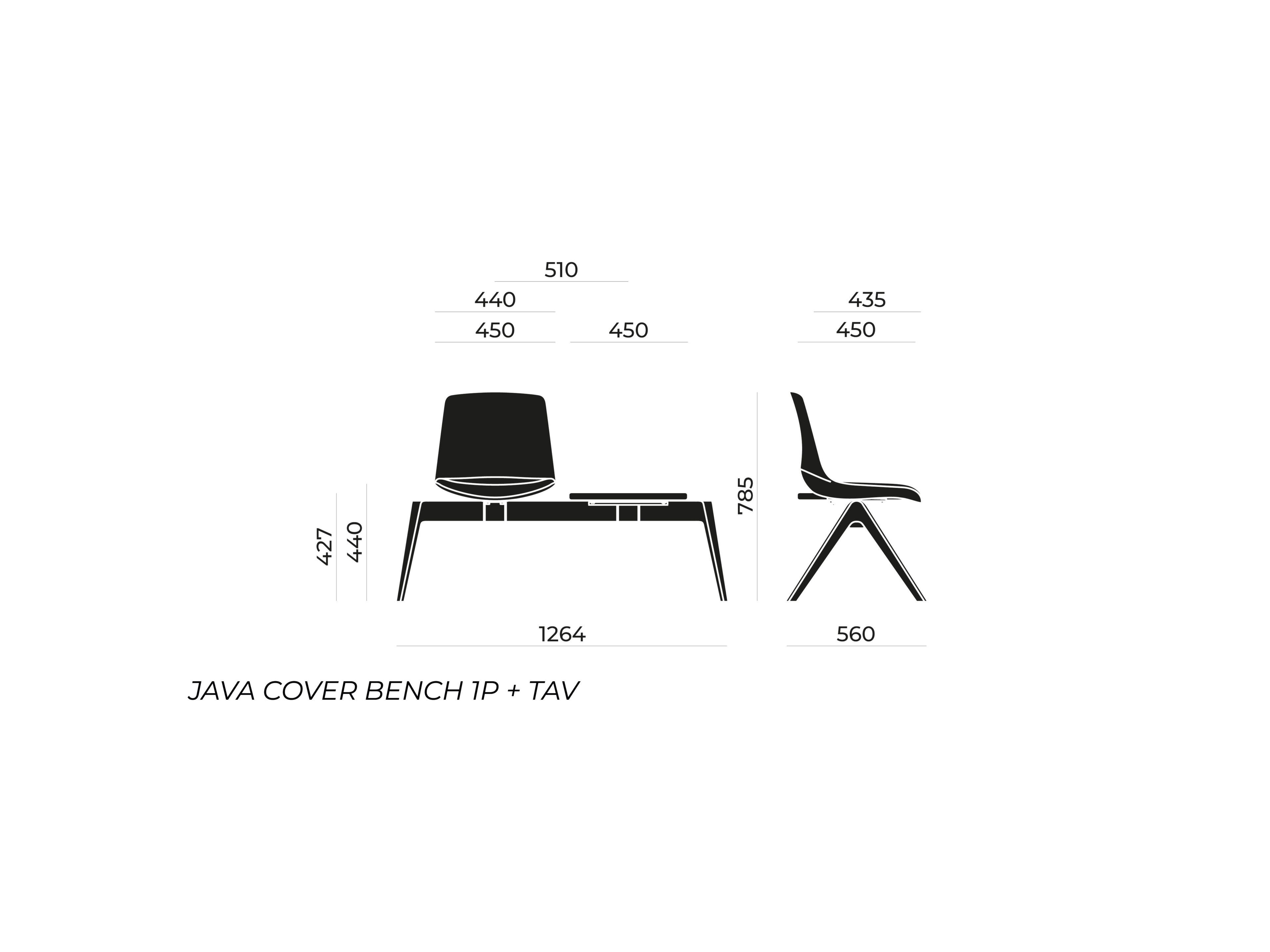 Сидя на полу бар Nahu Java Cover Bench ARCH-00134969 - Вид №2