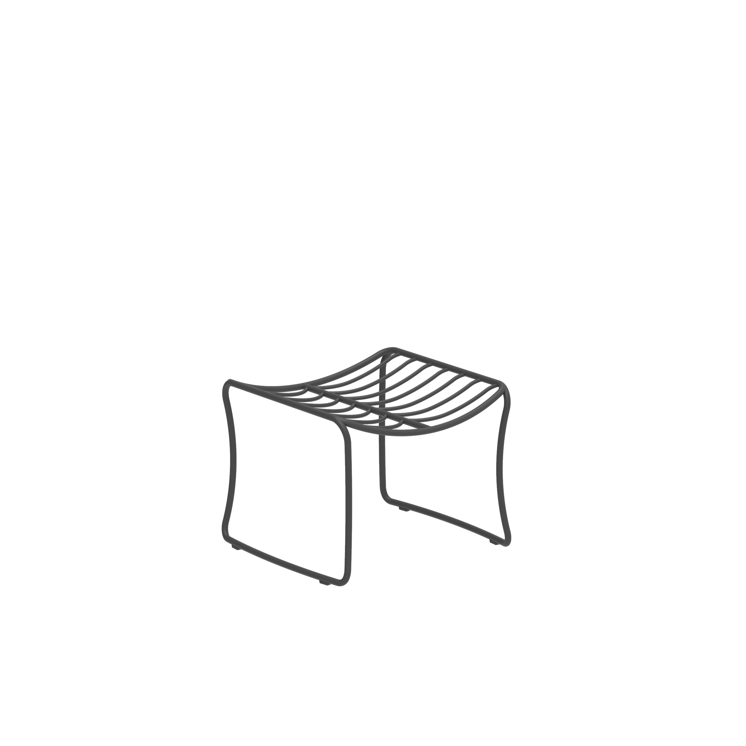 Квадратная подставка для ног из нержавеющей стали Royal Botania Folia ARCH-00100119 - Вид №2