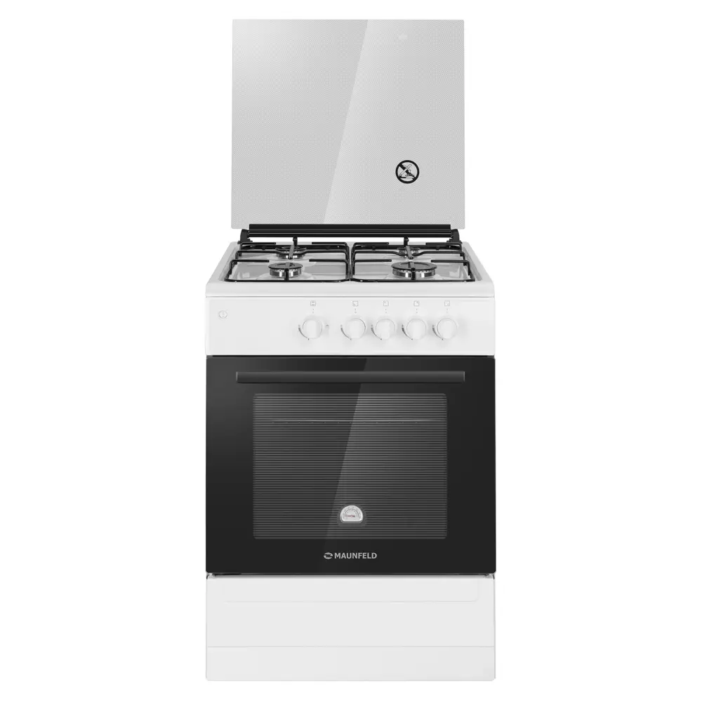 Газовая плита Maunfeld MGC60GEW03 60x85x65 см 4 конфорки цвет белый 89050551 STLM-2053960 Santreyd 