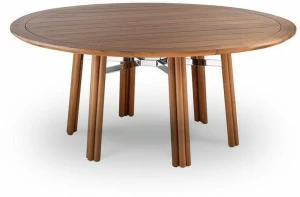 Braid Круглый садовый стол из дерева Maxim 100.011