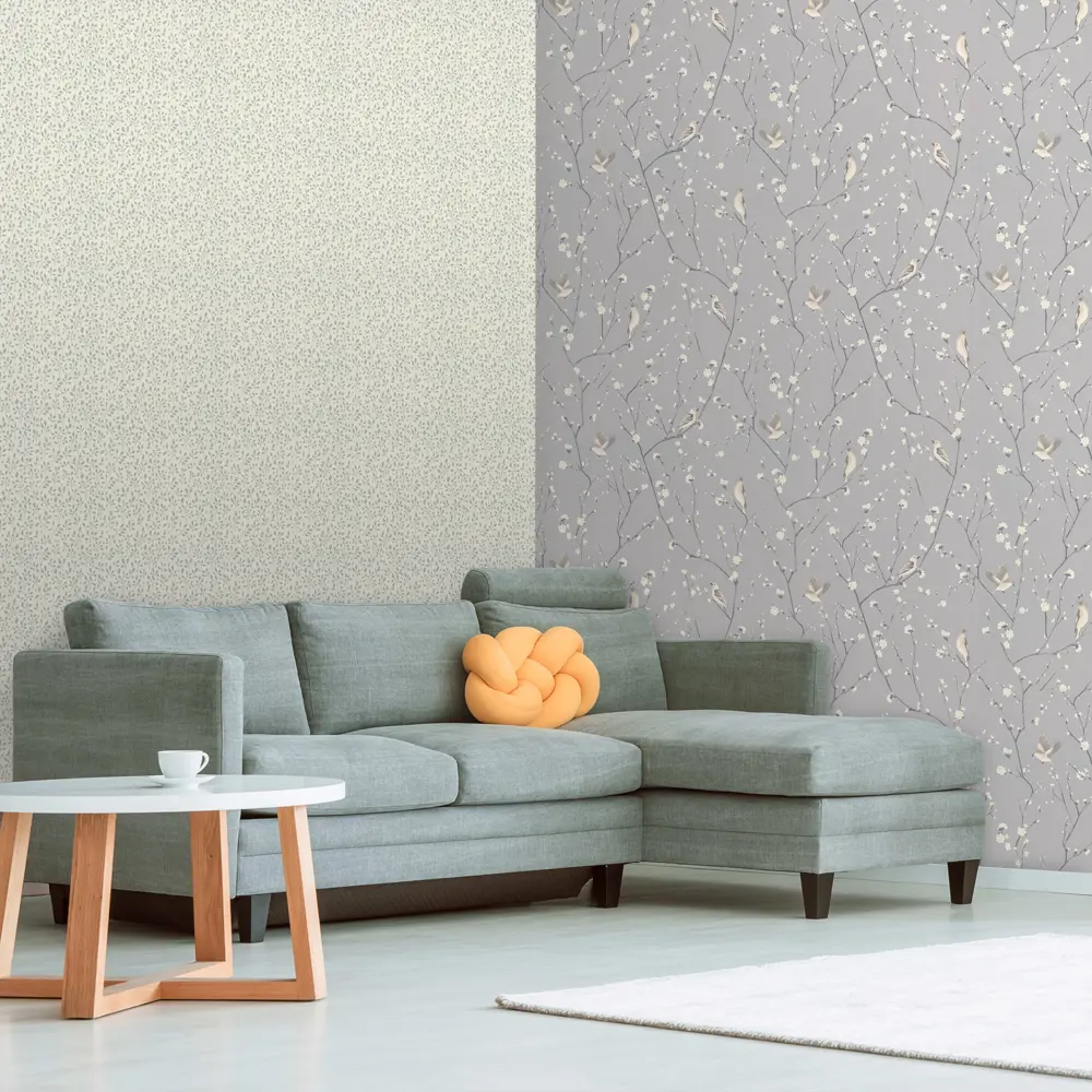 Обои флизелиновые Deco-Deco Julie серые 1.06 м DD6032-11 85352834 STLM-2175992 - Вид №3
