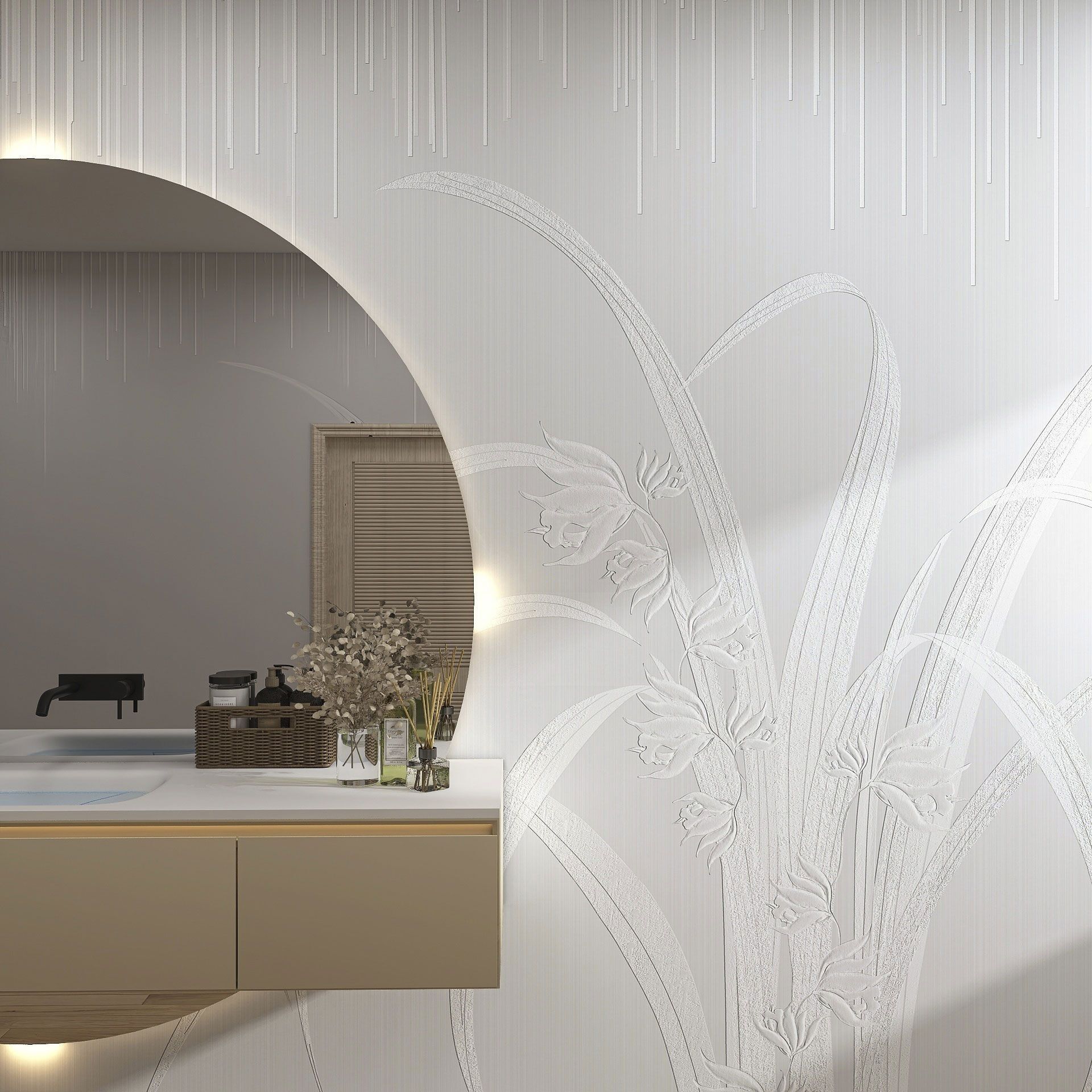 Обои с цветочным узором Rimura 2023 ARCH-00043297 - Вид №1