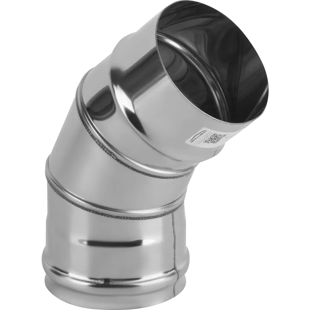 Колено 3 секции Металлик и Ко угол 135 (430/0.8 мм) D115 мм STLM-2031669