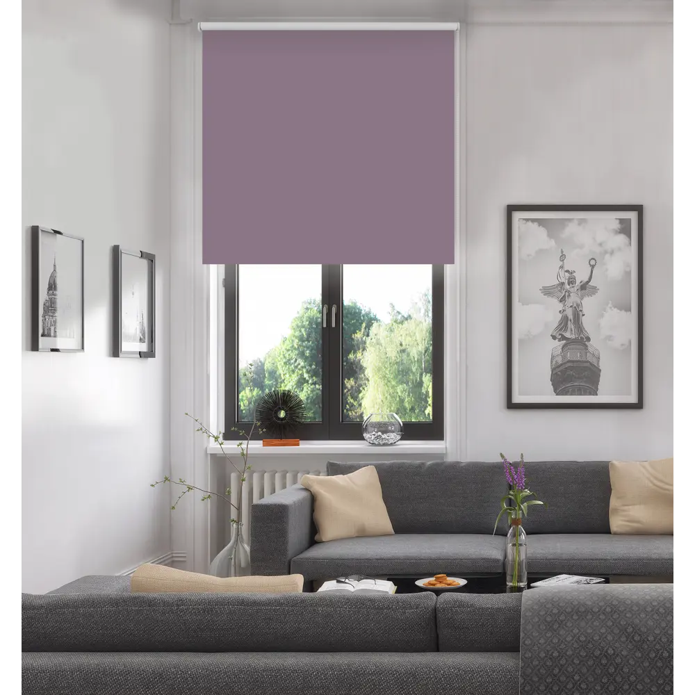 Штора рулонная Inspire блэкаут 200x175 см цвет сиреневый BLACKOUT STLM-2130565 - Вид №6