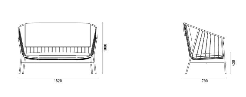 Стальной диван SP01 Jeanette ARCH-00117509 - Вид №13