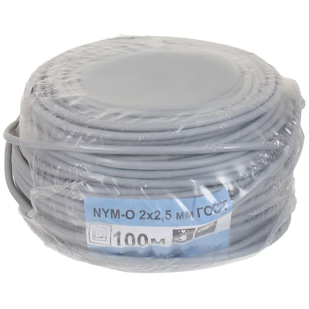 Кабель Ореол NYM 2x2.5 100 м ГОСТ цвет серый STLM-2200729 - Вид №2