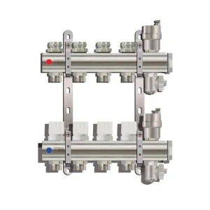 Коллекторная группа Tim&Zeissler KB004 1" ВР 4 отвода 3/4" латунь