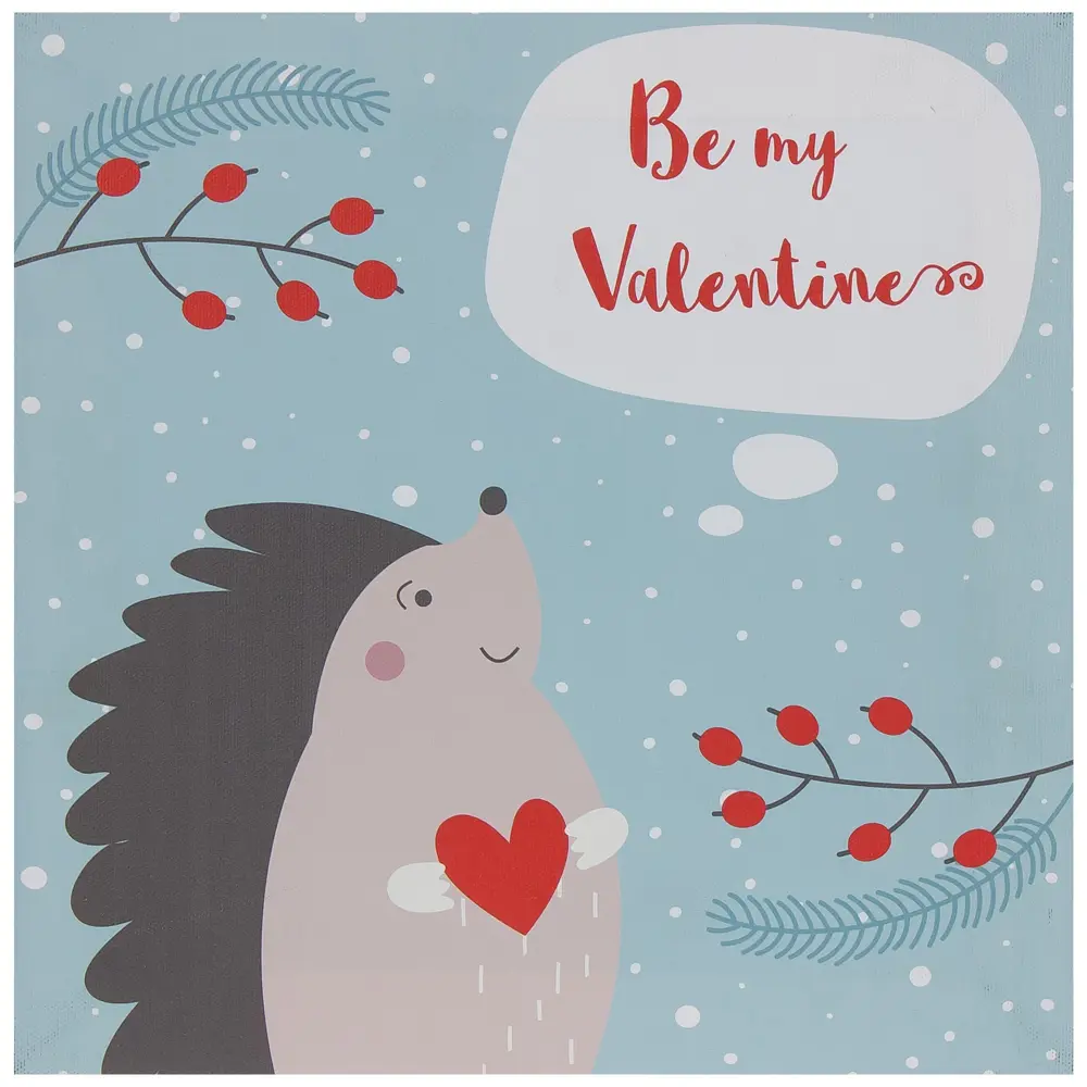 Картина на холсте «Be my Valentine» 30х30 см Santreyd STLM-2099622