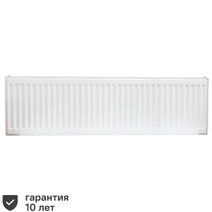 Радиатор Тепломир панельный 22 300x1600 мм боковое подключение сталь цвет белый