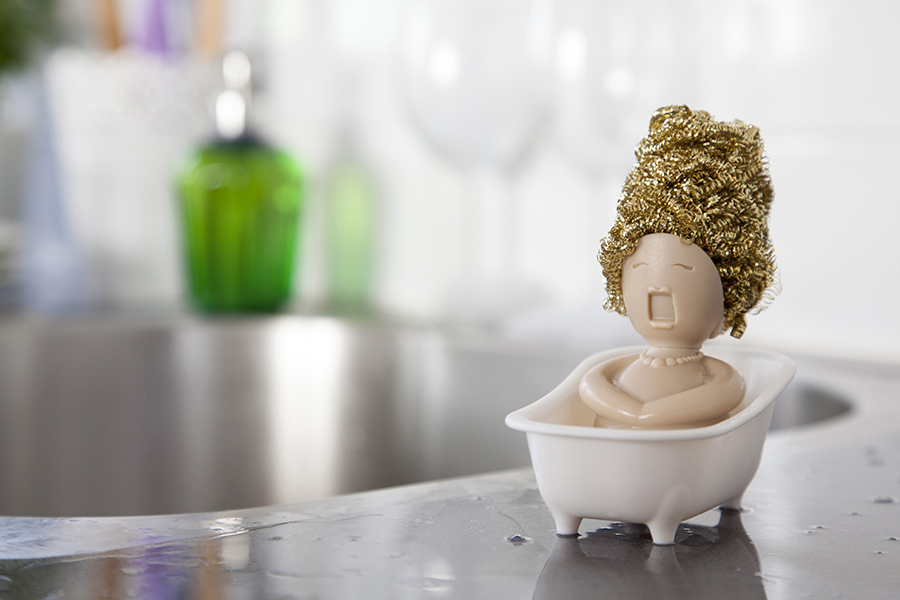 Держатель для кухонного скребка бежевый Soap Opera PELEG DESIGN ДИЗАЙНЕРСКИЕ 00-3871463 Бежевый;белый;коричневый  - Вид №11