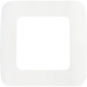 Рамка для розеток и выключателей Lexman Cosy 1 пост, цвет белый